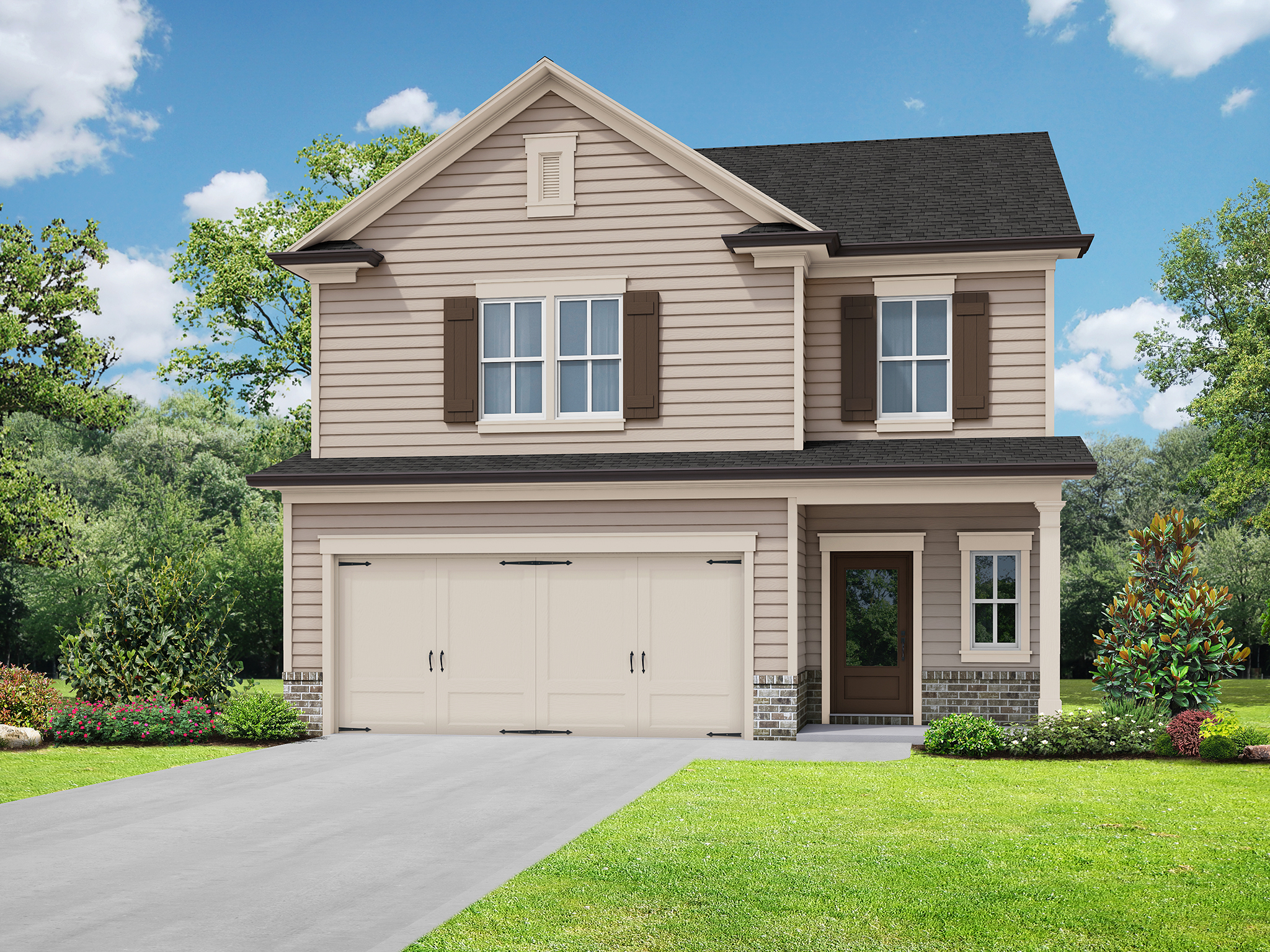 Elevation A at Red Bird Manor