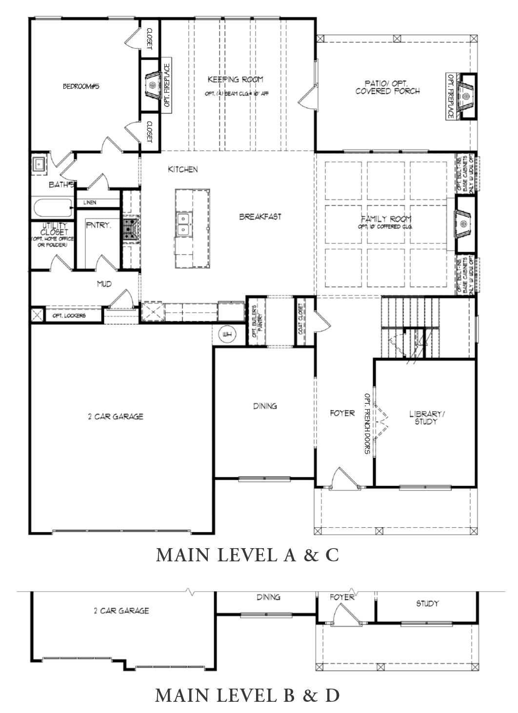 Main Level B & D