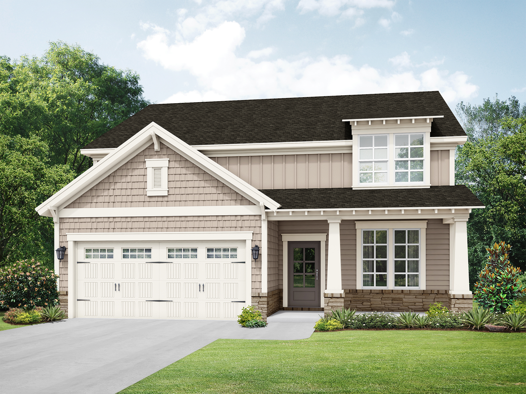 Elevation C at Creekside at Olde Town