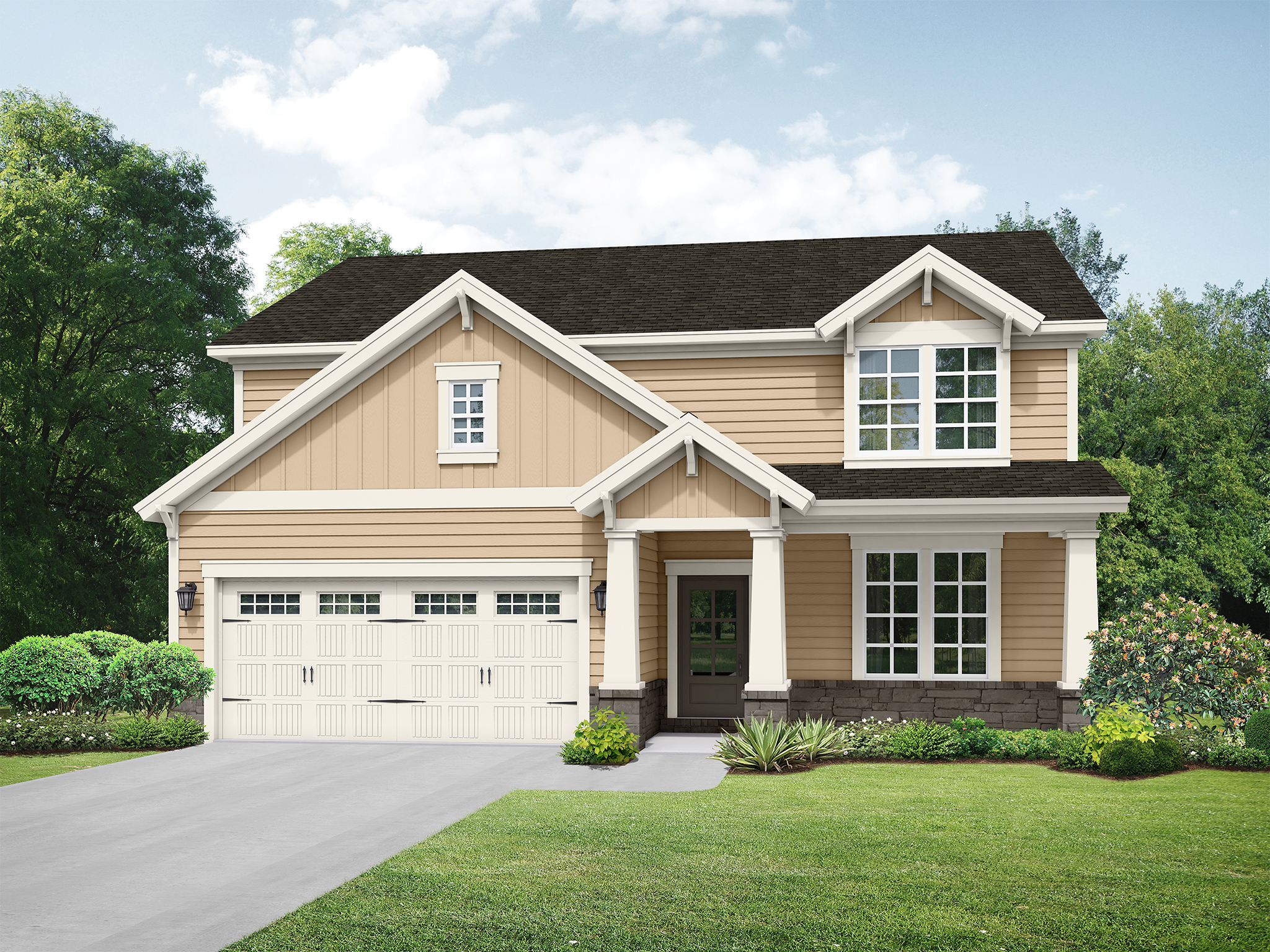 Elevation A at Creekside at Olde Town