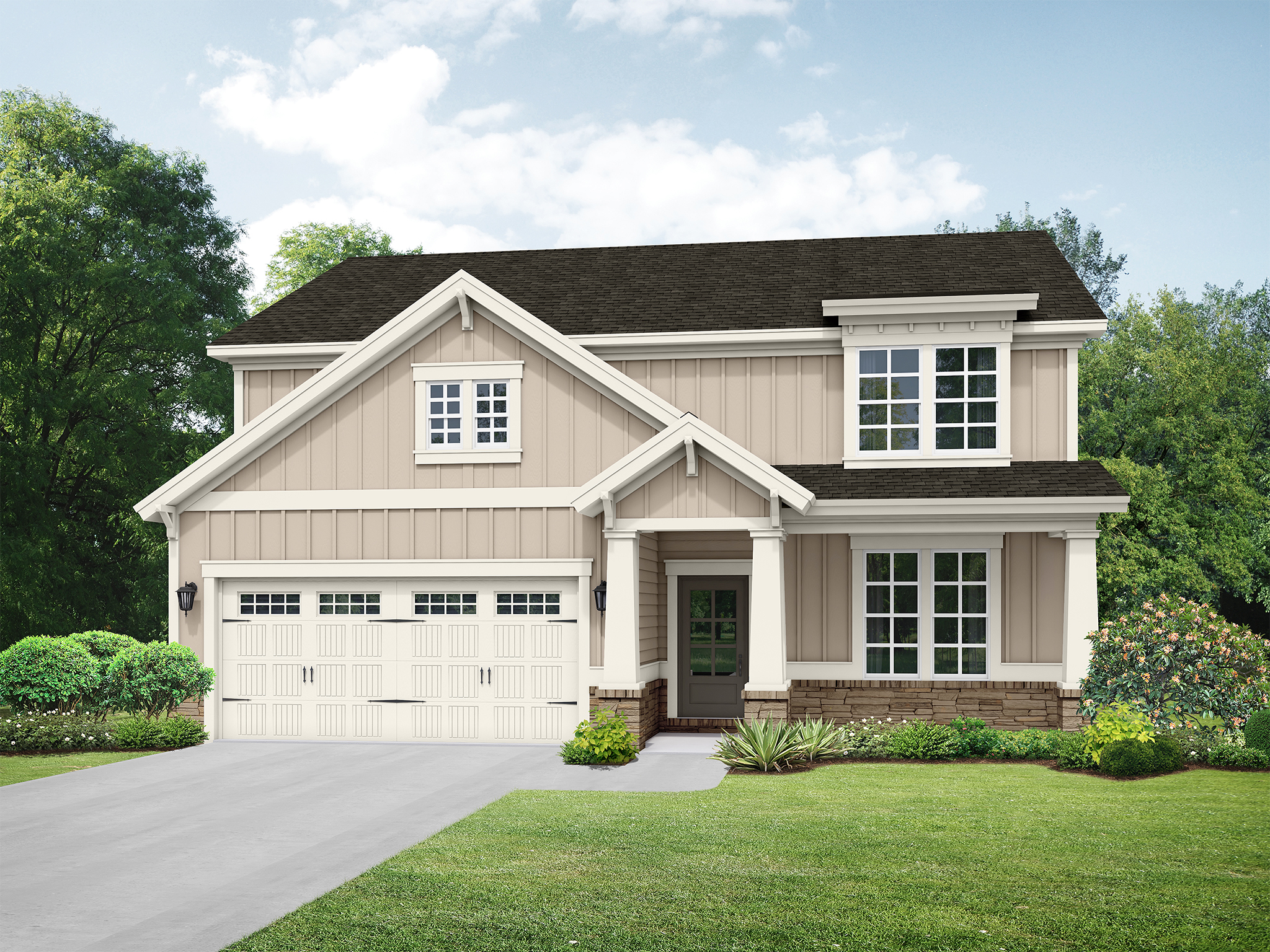 Elevation B at Creekside at Olde Town