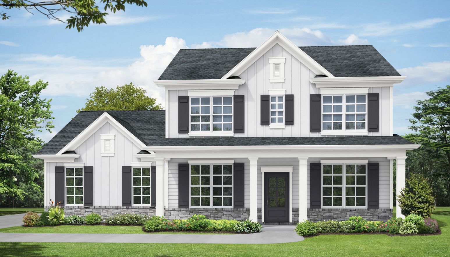 Rendering of Modern Farmhouse