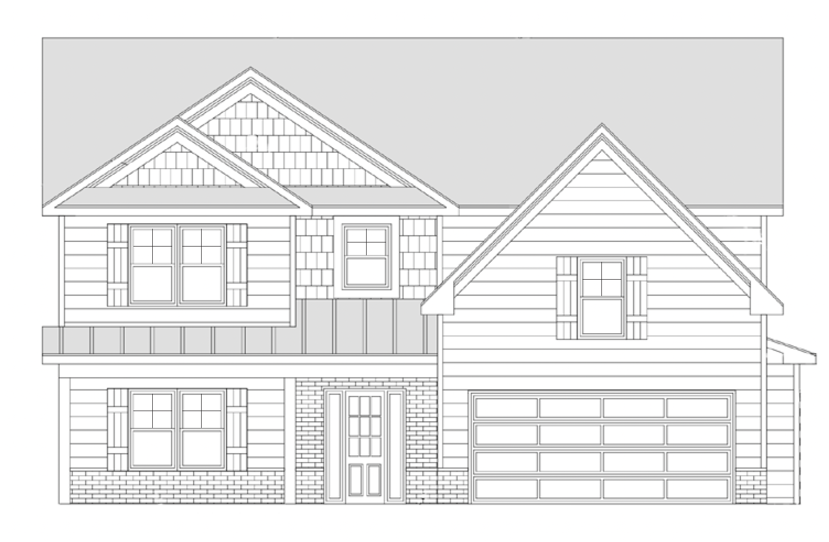 Elevation A at Southwind