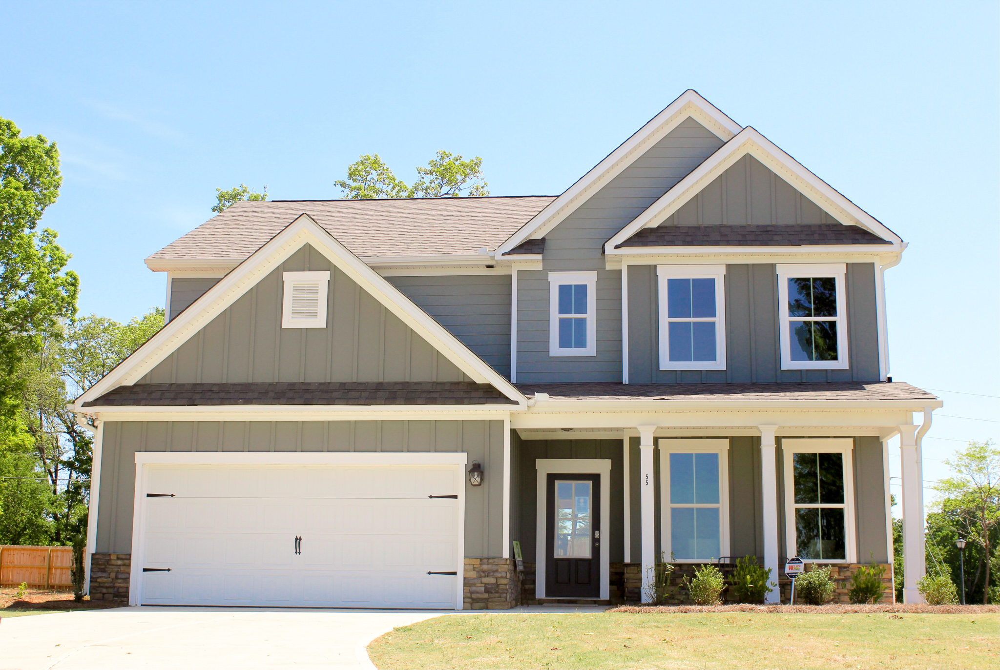 Exterior of Modern Farmhouse