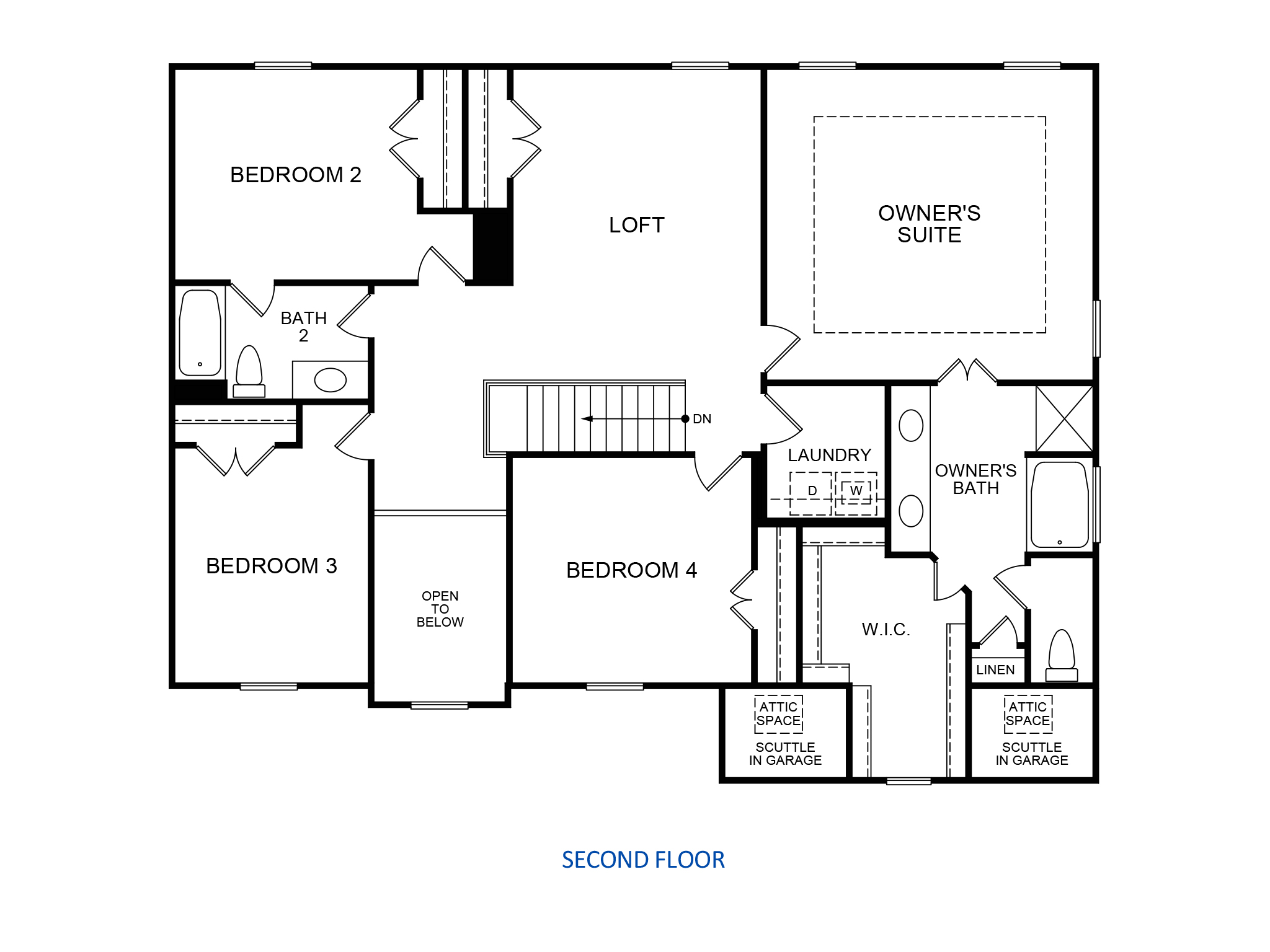Second Floor at Joel's Landing