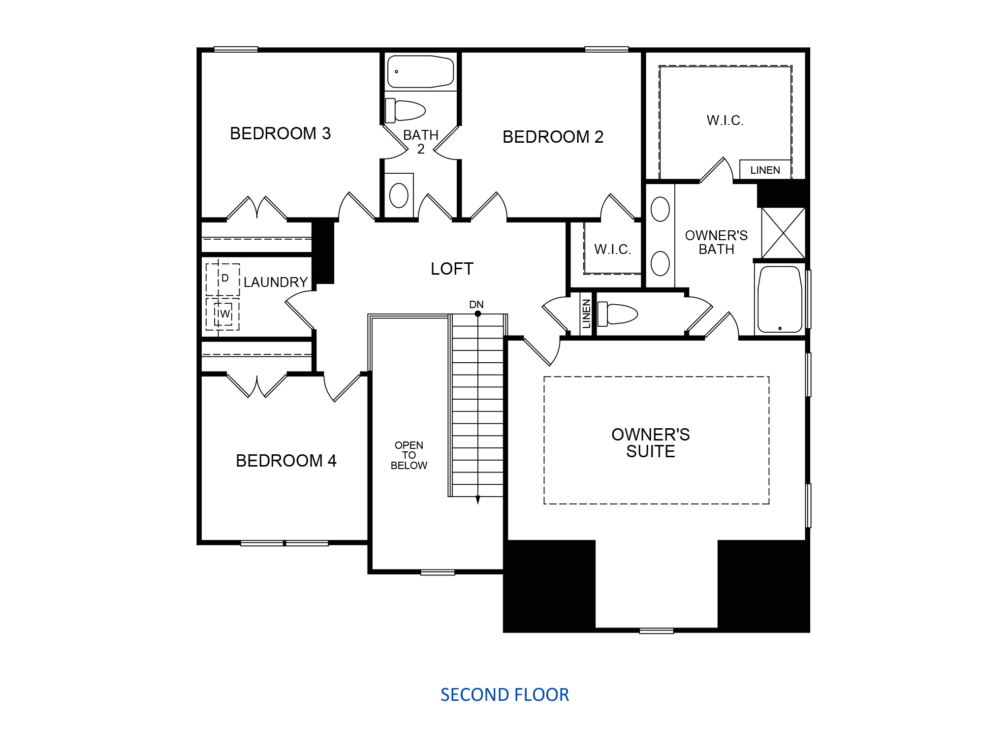 Second Floor at Joel's Landing