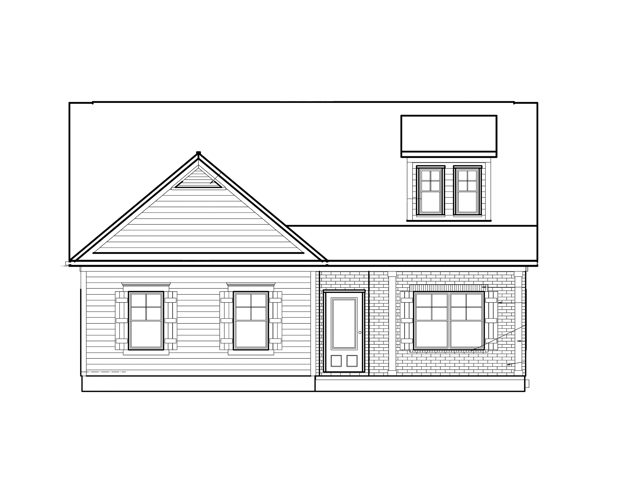 Elevation C at Pineview Estates
