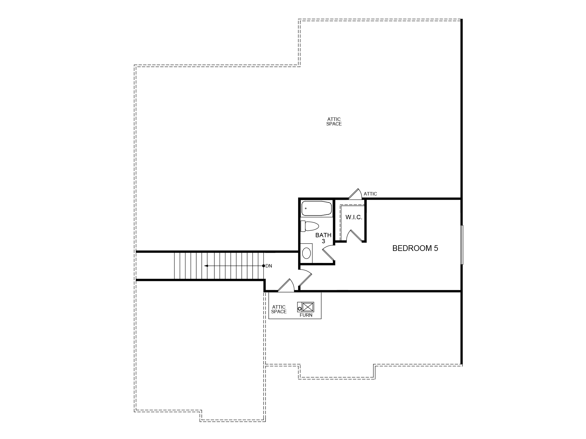 Second Floor Side Entry