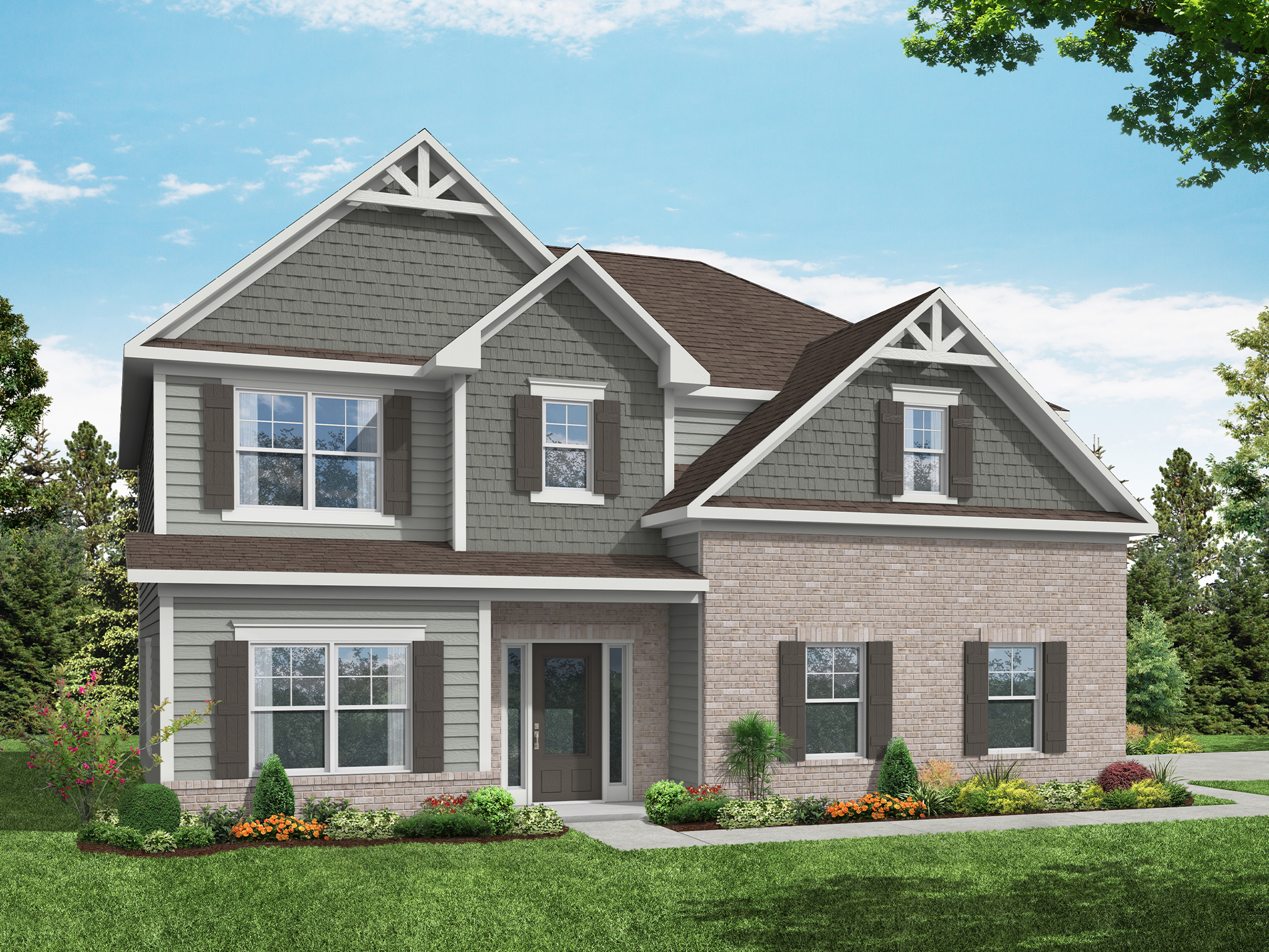 Elevation C at Pineview Estates