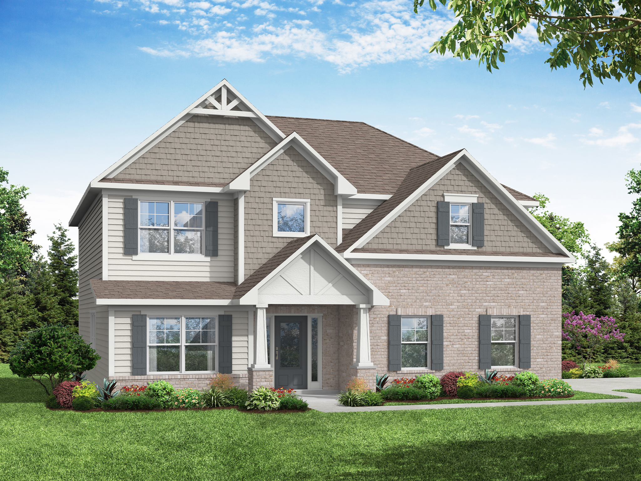 Elevation D at Pineview Estates