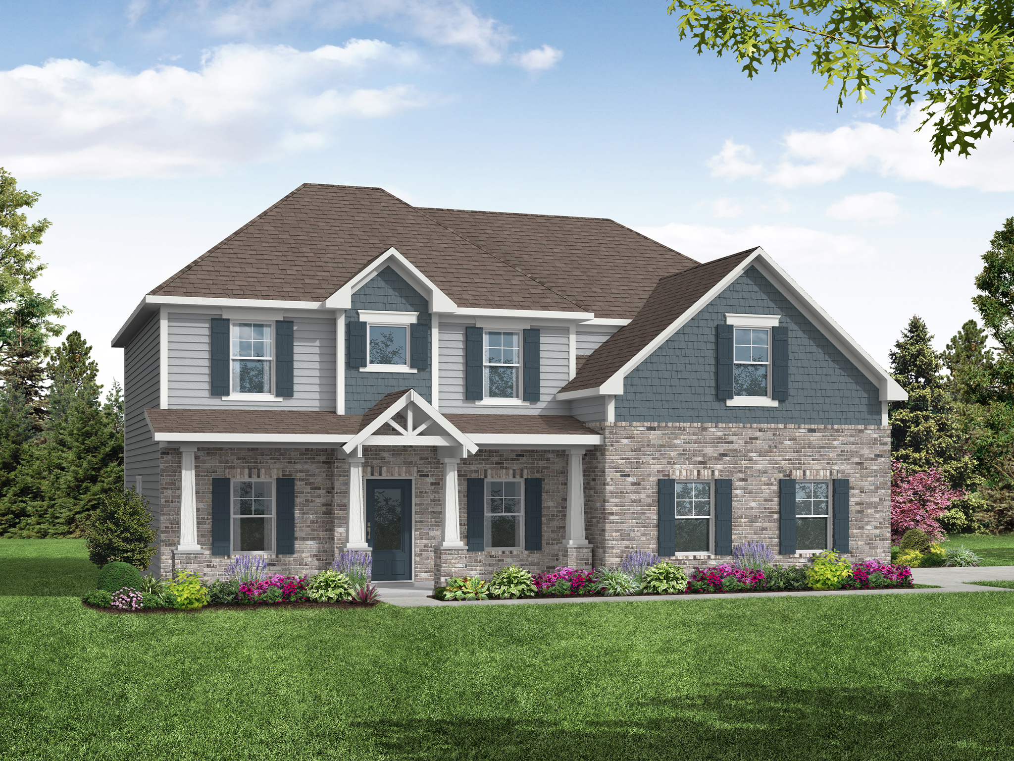 Elevation C at Pineview Estates
