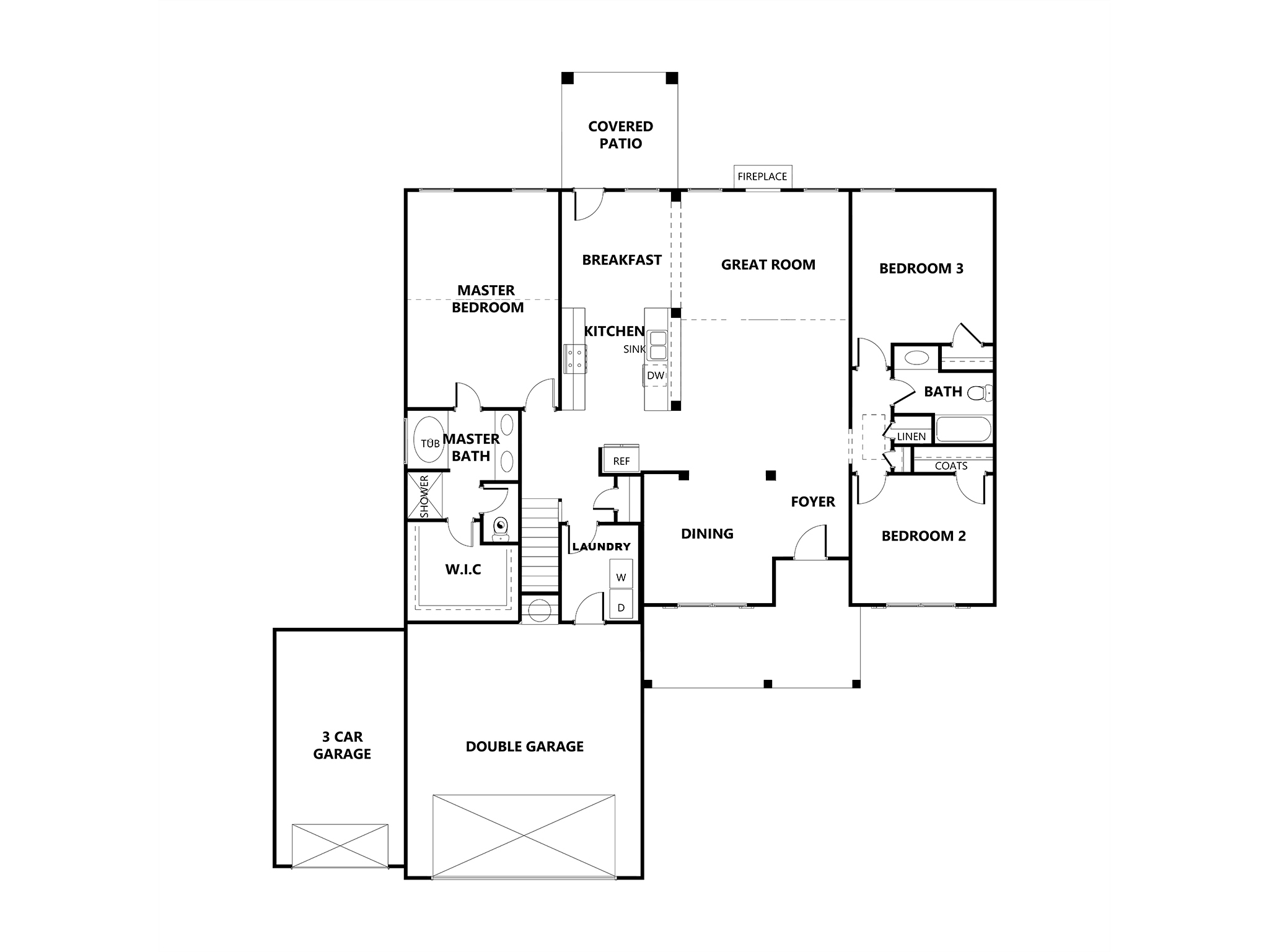 First Floor at John Stowe Estate Lots