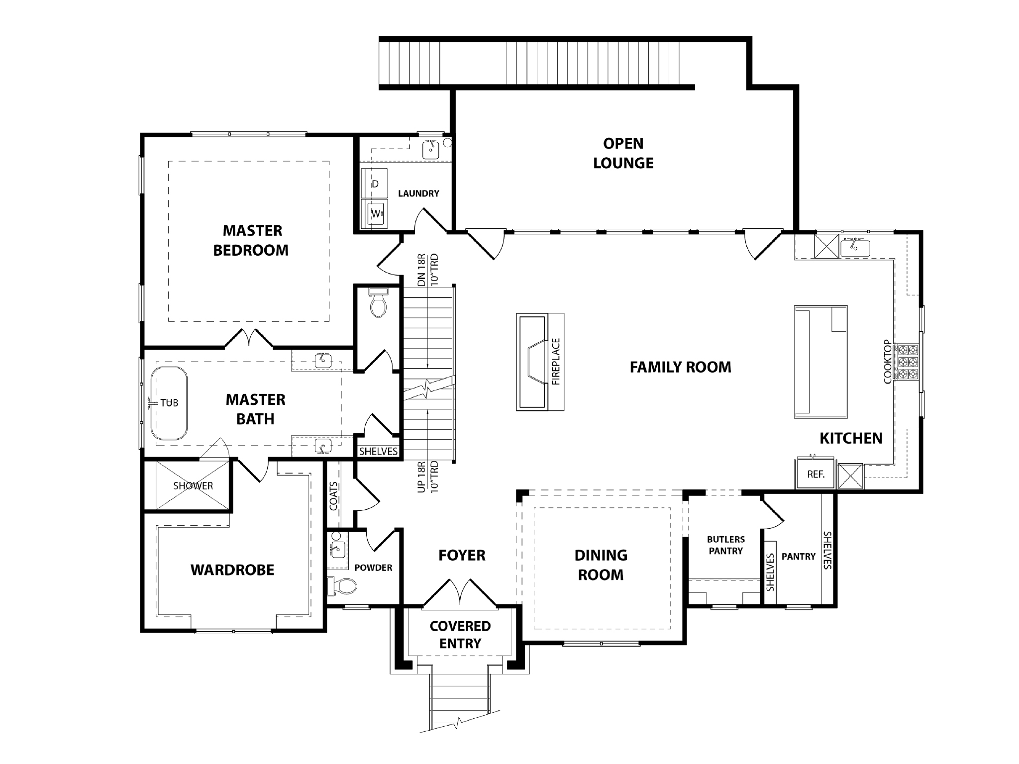 First Floor at Overlook at Hilltop
