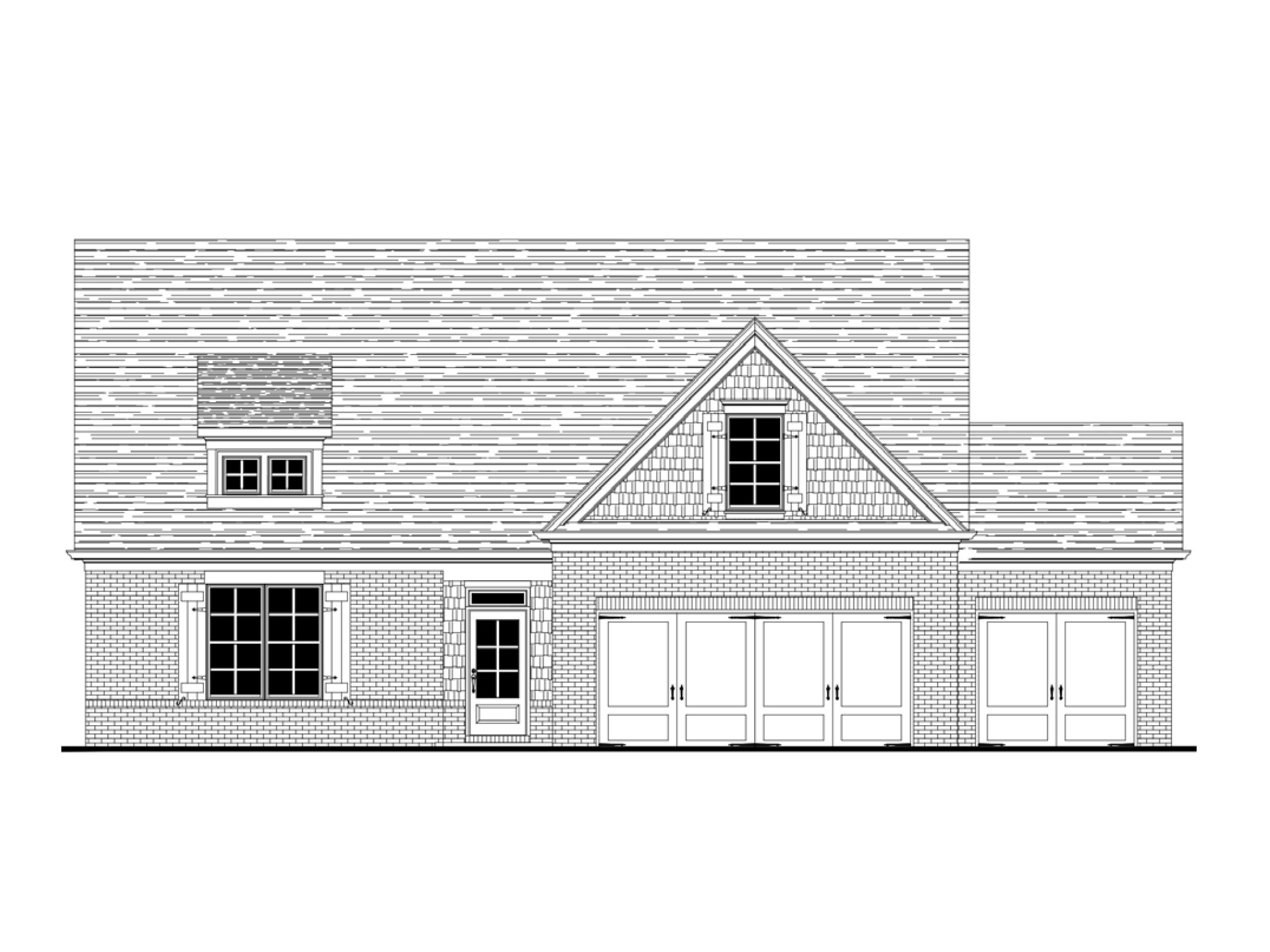 Elevation C Opt. 3 Car at Park Ridge