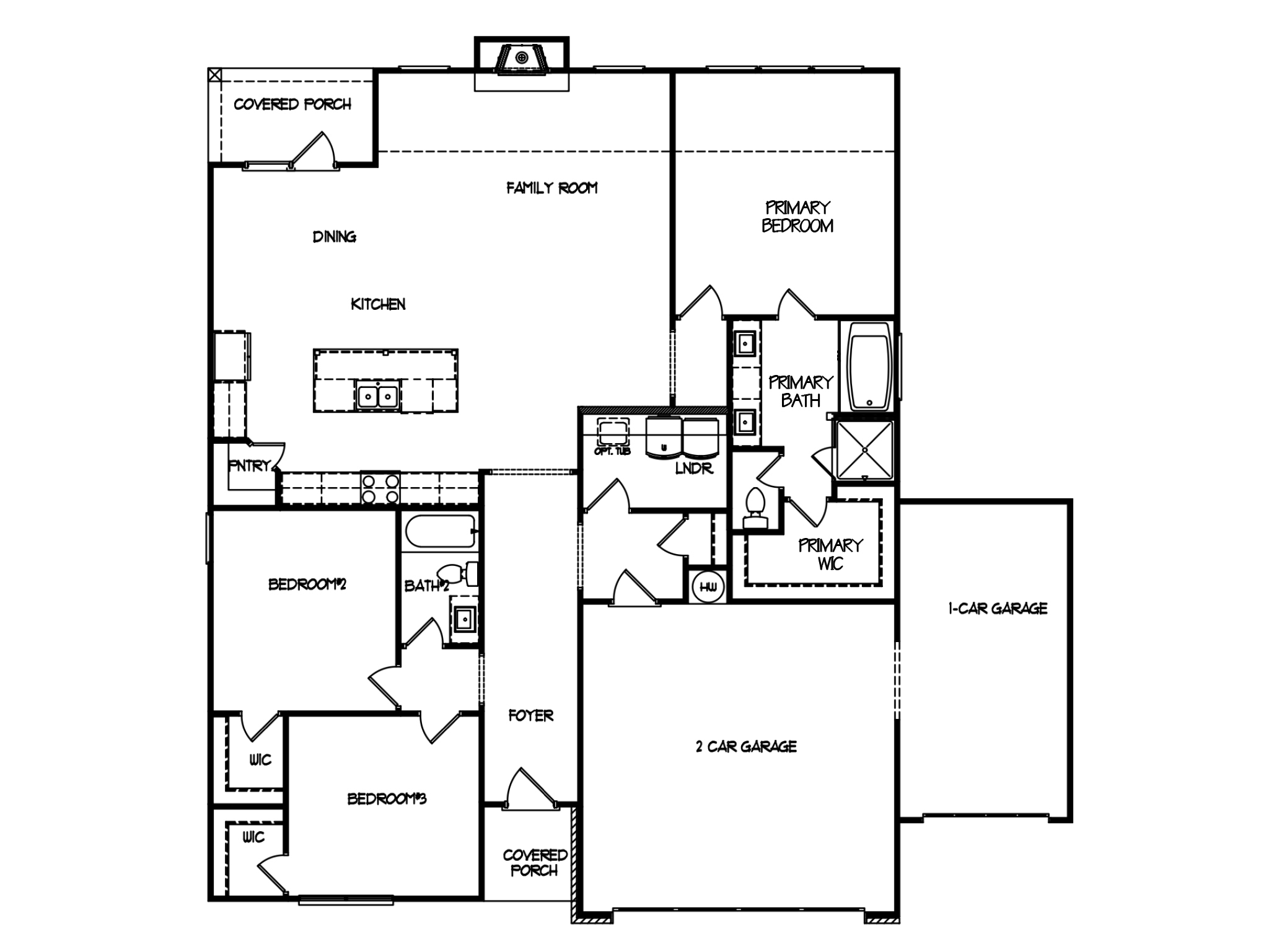 First Floor Opt. 3 Car at Park Ridge