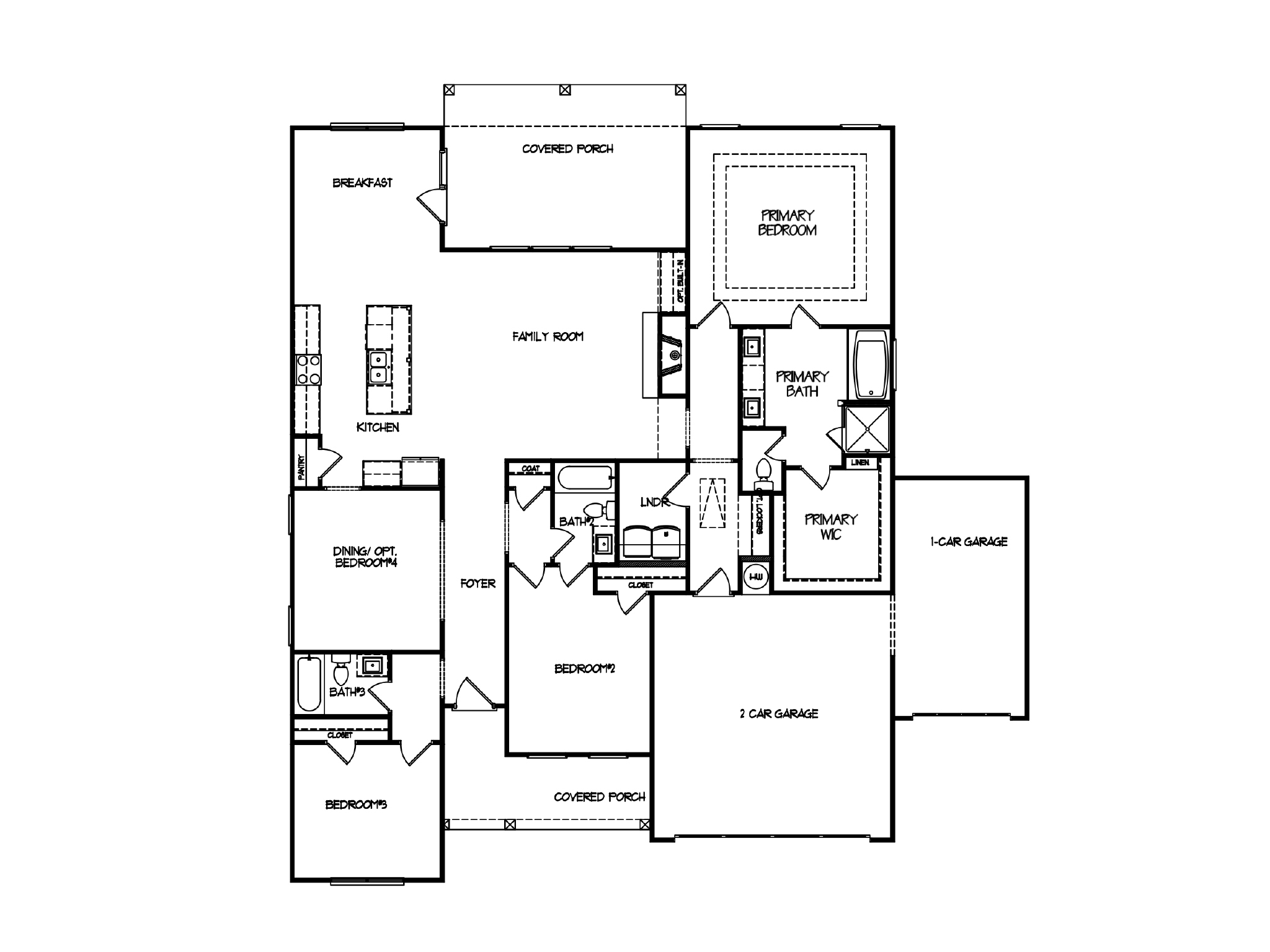 Main Level Opt. 3 Car at Park Ridge