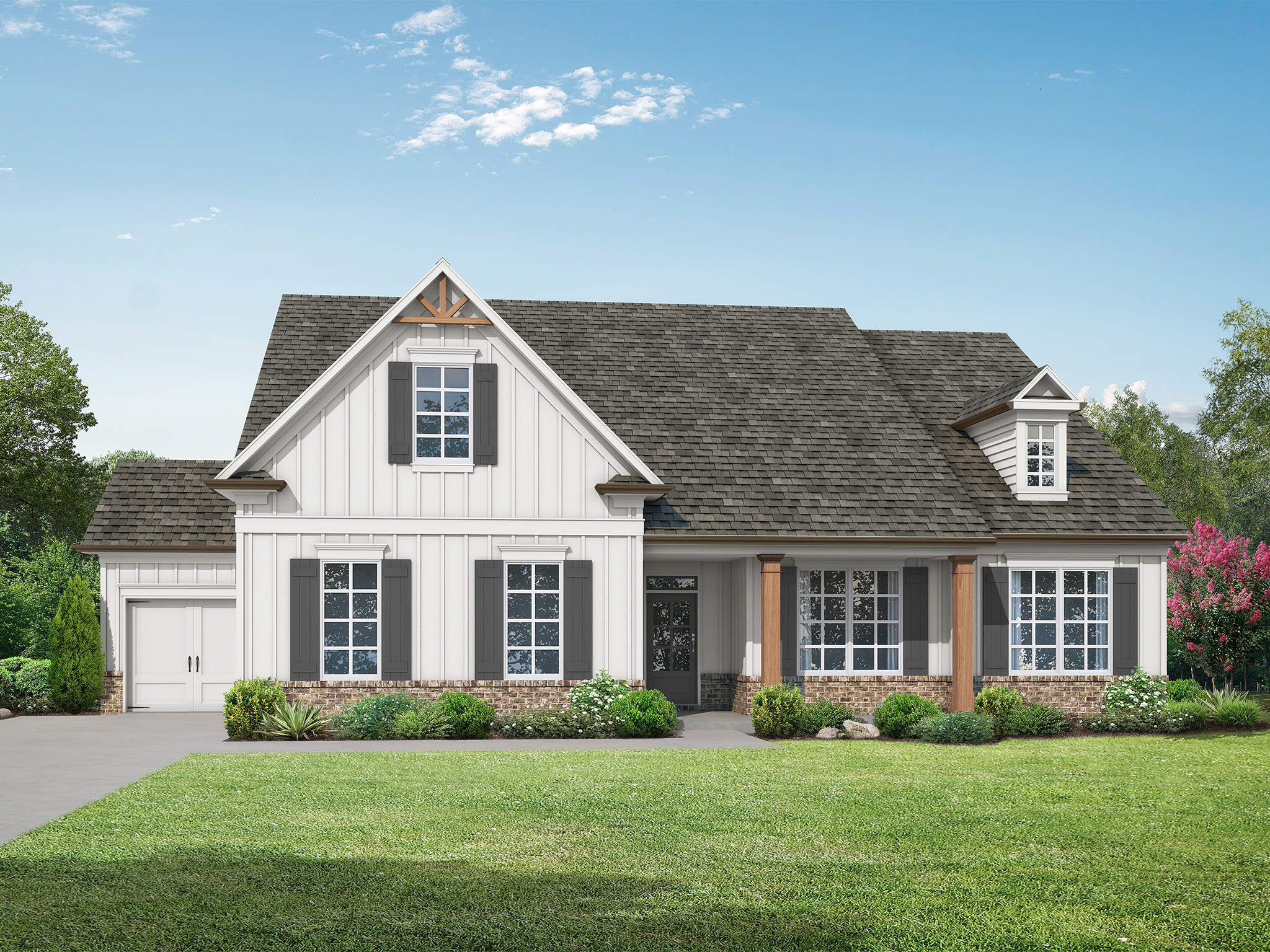 Elevation B 3 Car Side Entry Elevation B 3 Car Side Entry