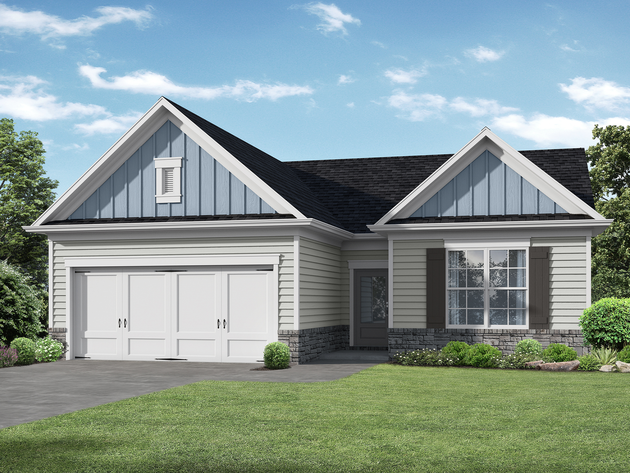 Elevation B at Langston Place