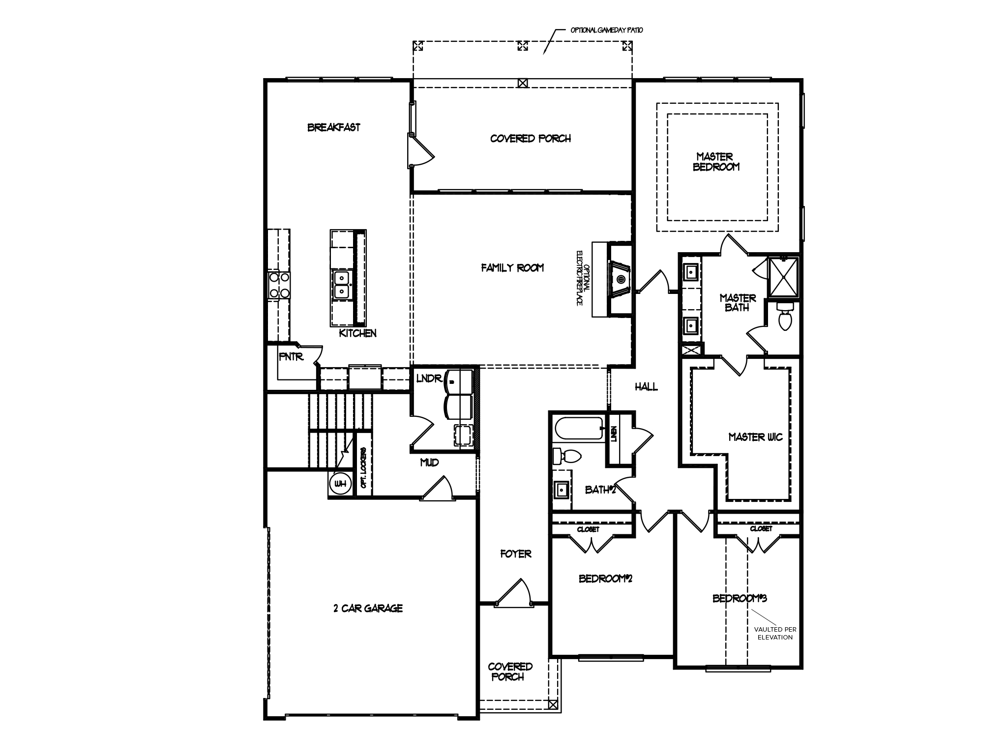 First Floor with Stairs at Westlyn