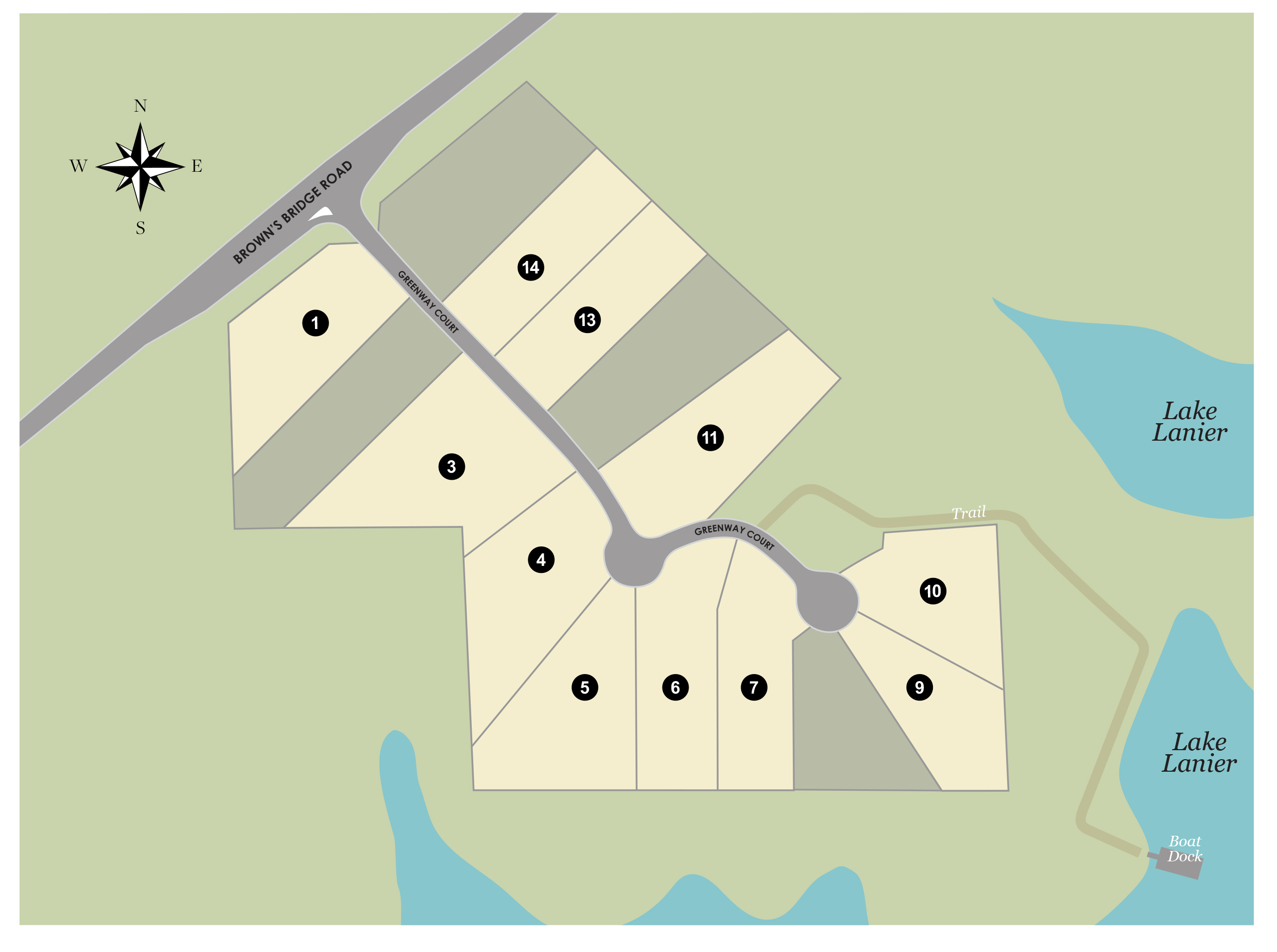 White Post on Lake Lanier