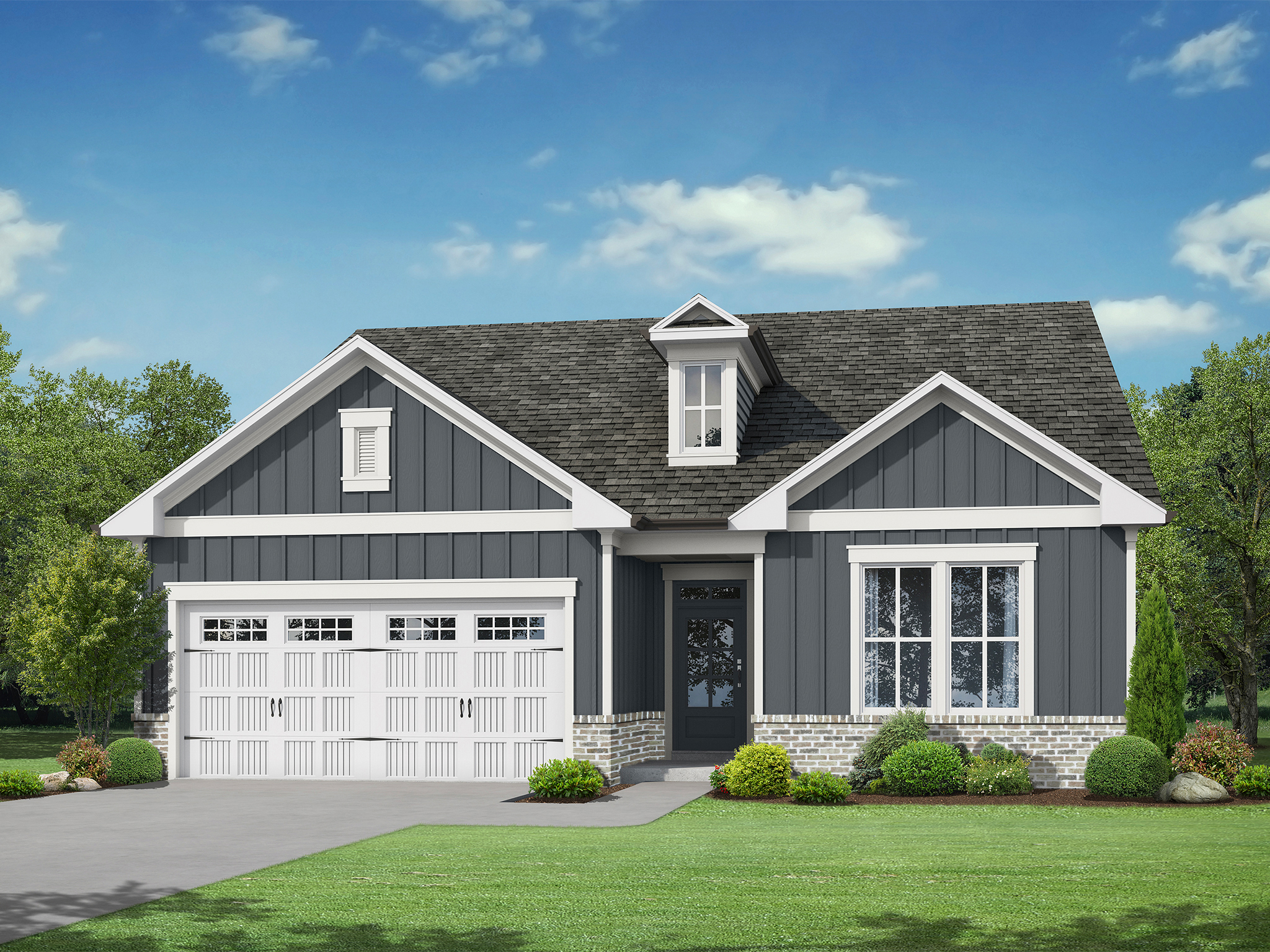 Elevation B at Red Bird Manor