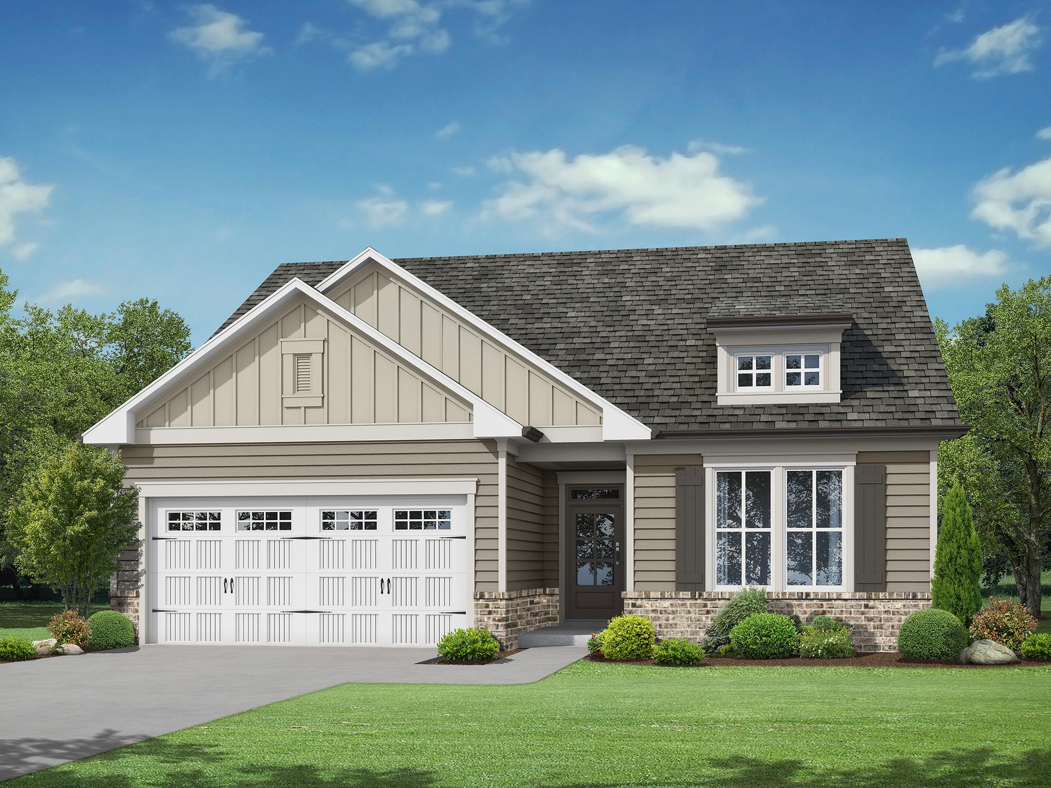 Elevation C at Red Bird Manor