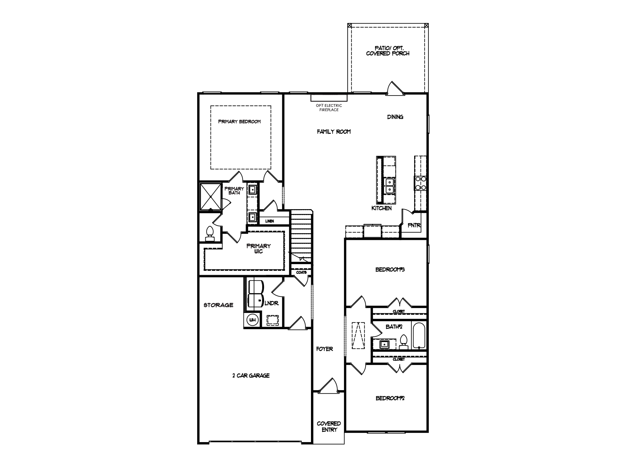 First Floor at Red Bird Manor