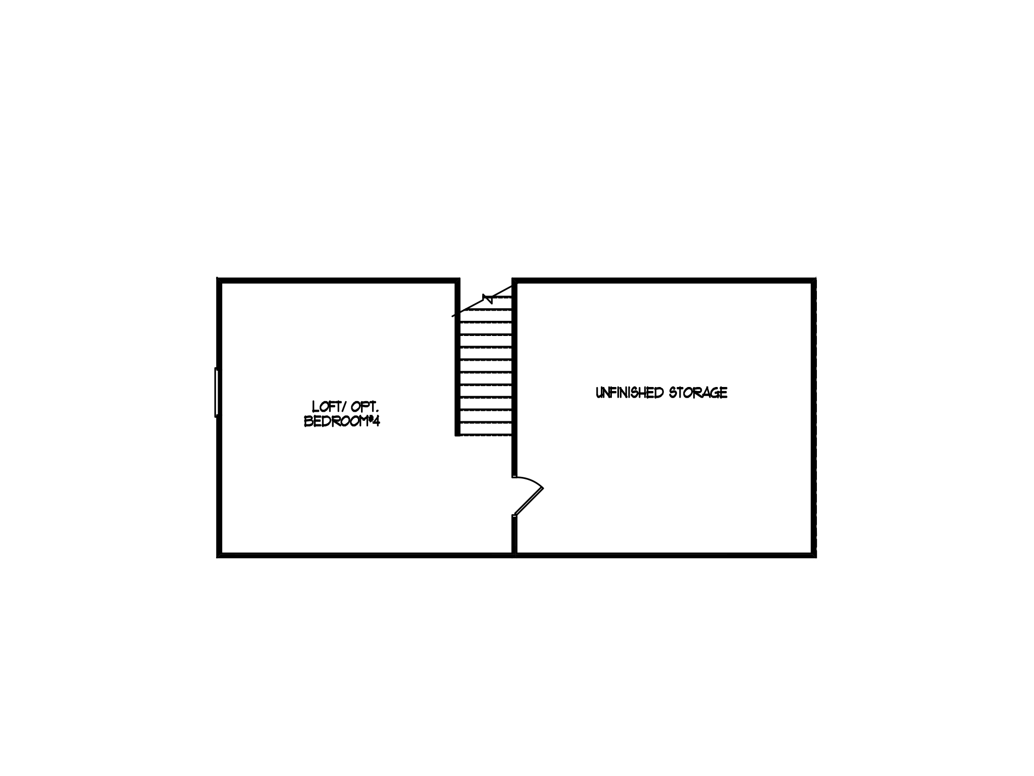 Second Floor at Red Bird Manor