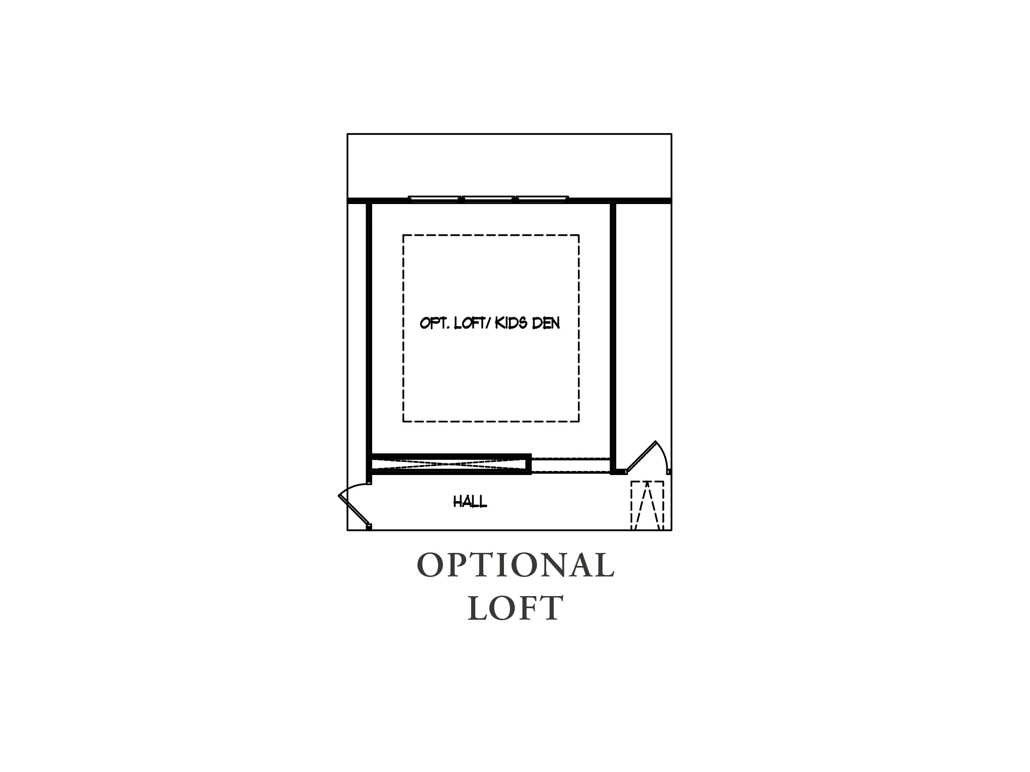 Optional Loft at Kennedy Preserve