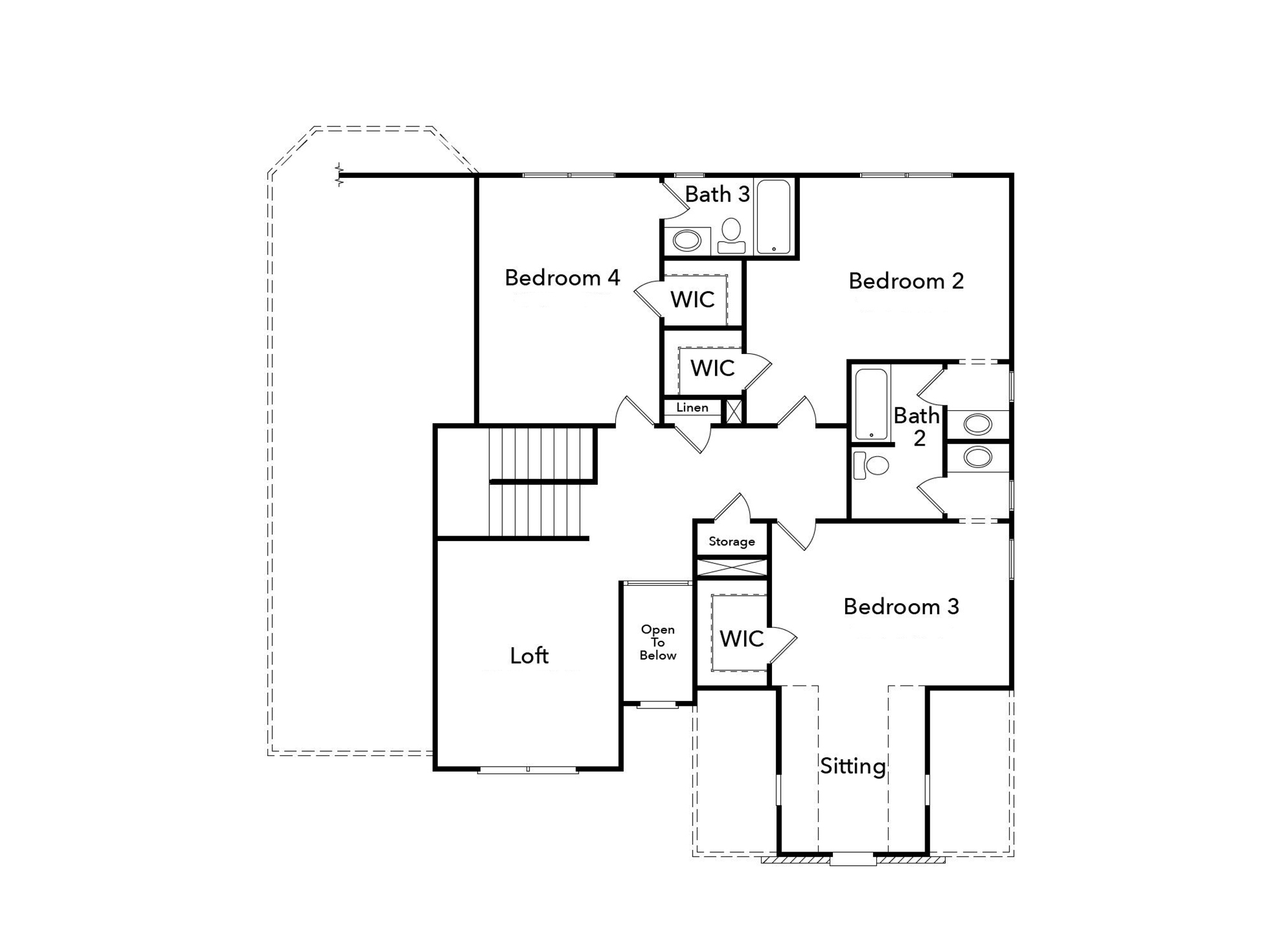 Second Floor at Palm Springs Manor