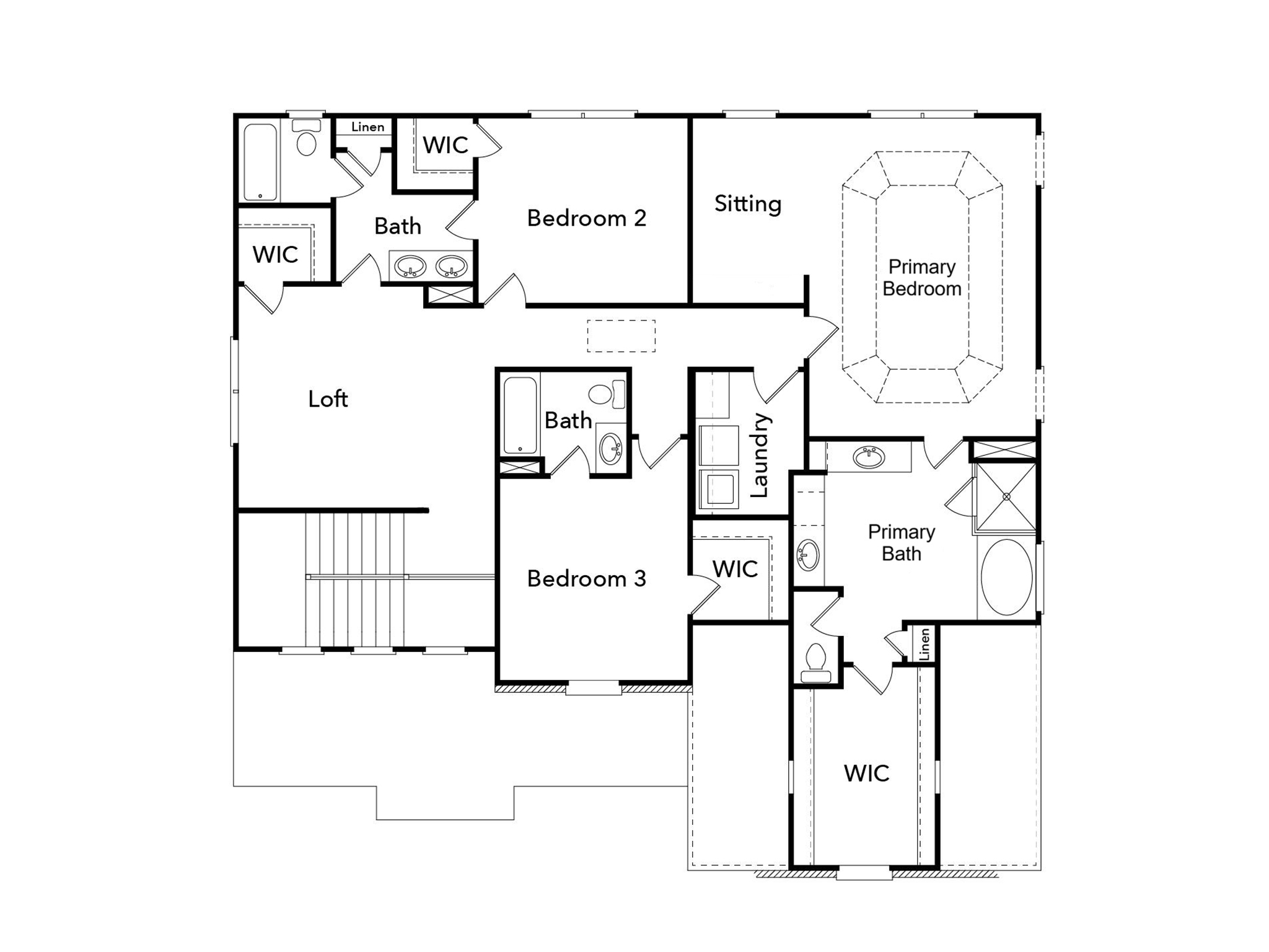 Second Floor at Palm Springs Manor