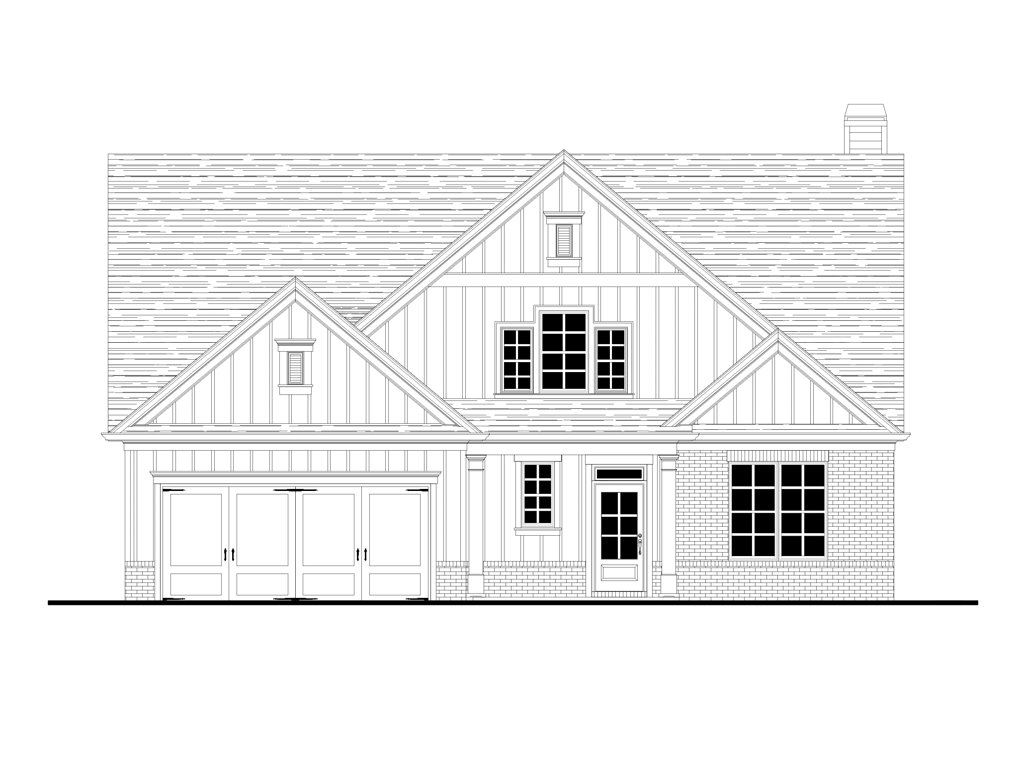Elevation B at Harrison Farms