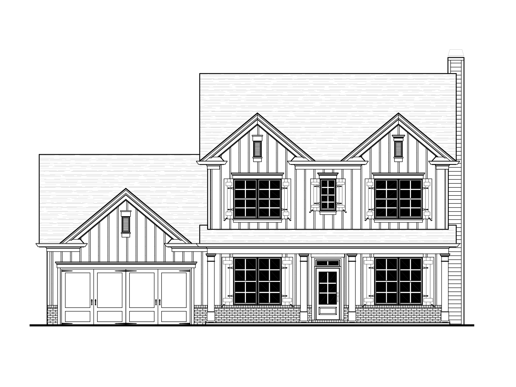 Elevation B at Harrison Farms