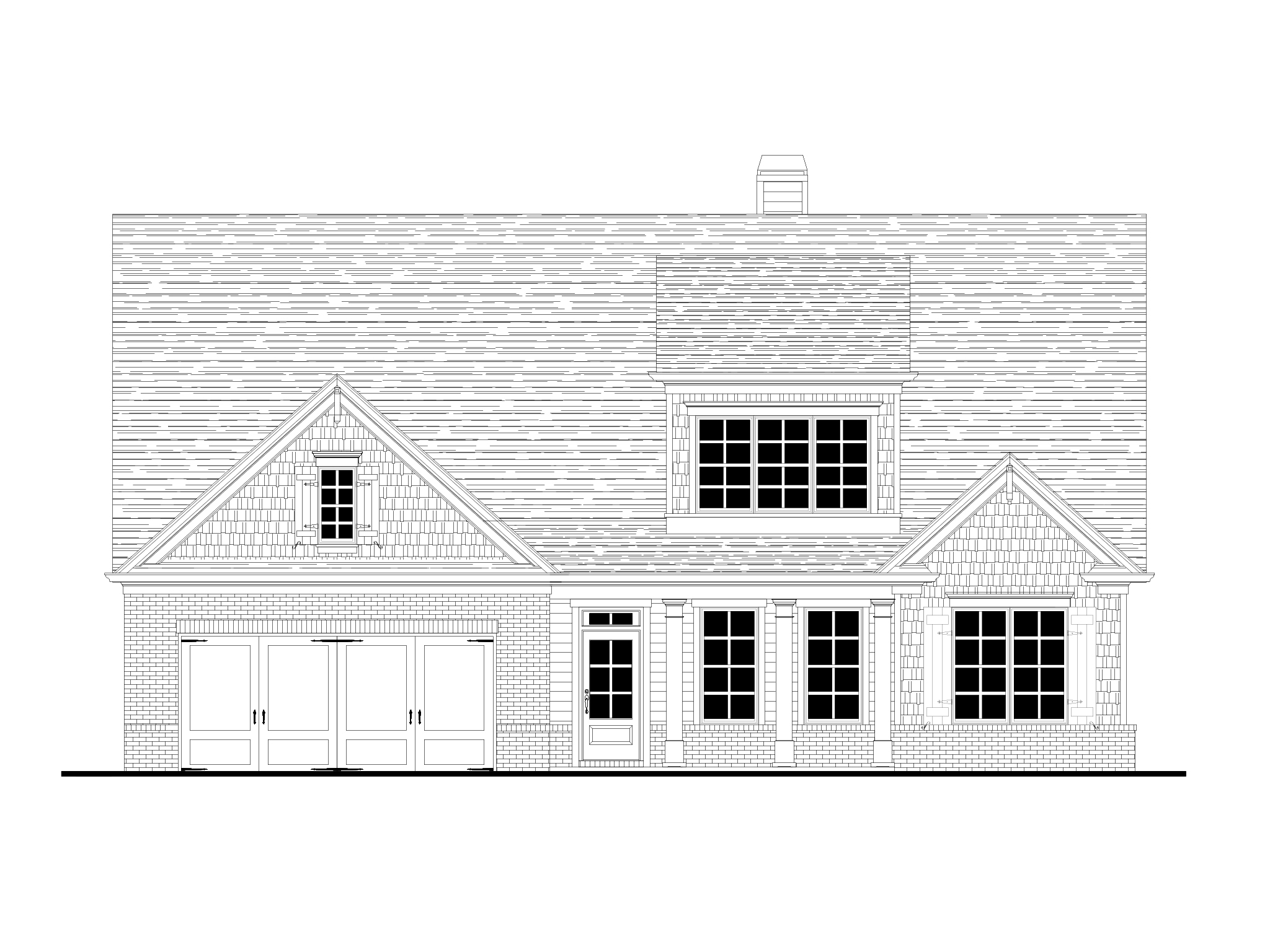 Elevation B at Harrison Farms